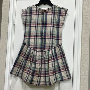 NWT Tea Collection Daniela Plaid Dress Size 10
